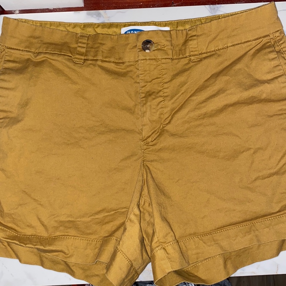 Dark khaki shorts